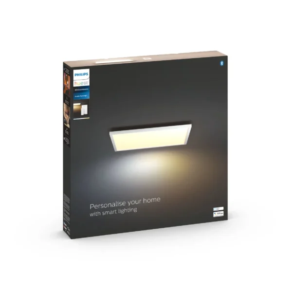 Philips Panneaux lumineux Hue WA AURELLE 60X60cm 55W Blanc+tl – Image 2