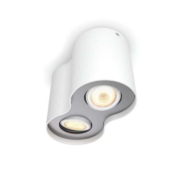 Philips Hue White Ambiance PILLAR Spot 2x5.5W - Blanc – Image 3