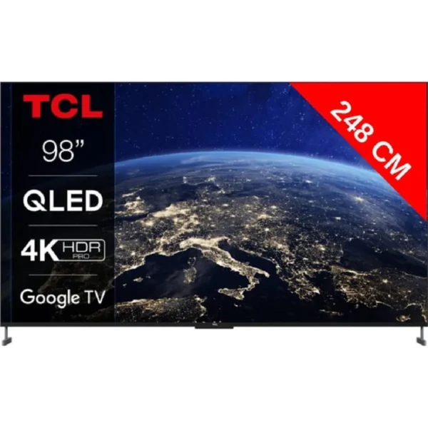 TCL TV QLED 4K 248 cm 98C735 144Hz Google TV – Image 2