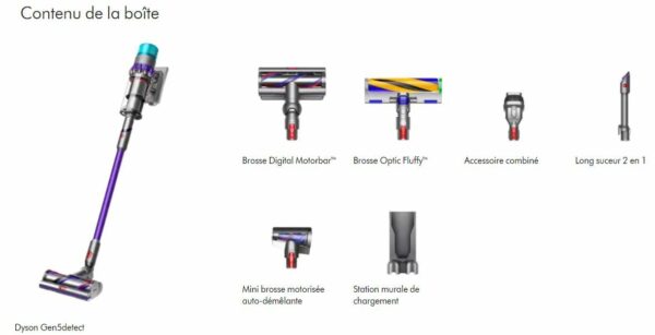 Aspirateur balai Dyson Gen5 Detect