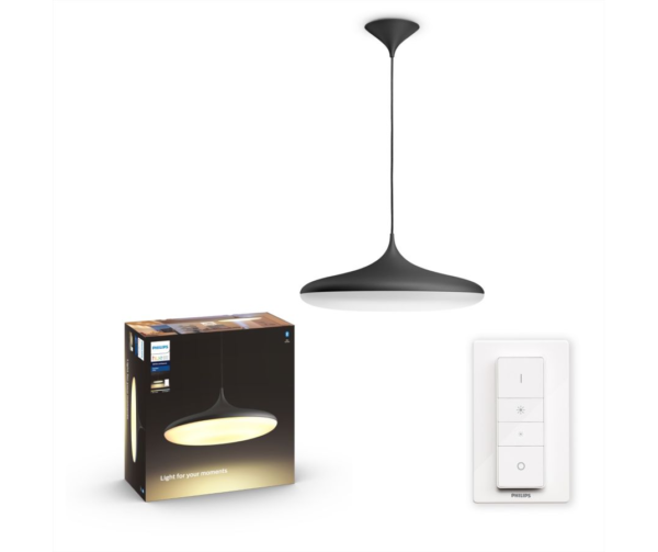 Philips Hue Suspension connectée CHER - 39W - Noir - White Ambiance - Télécommande Hue incluse – Image 2