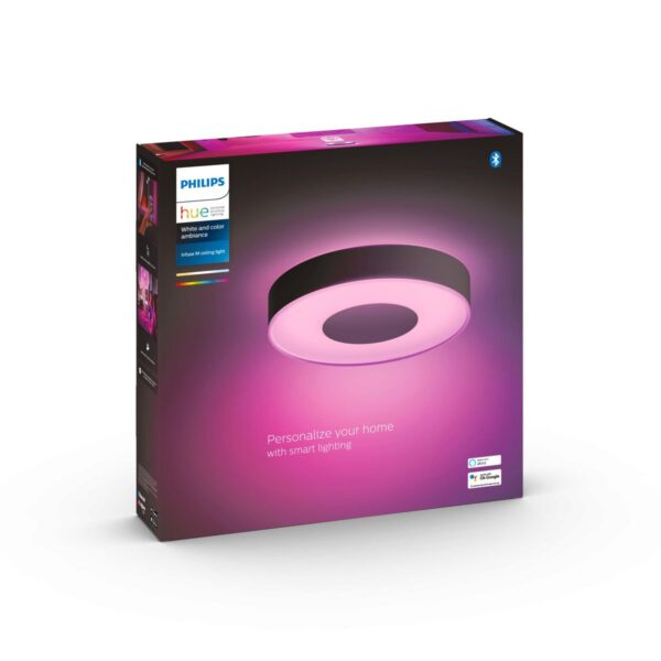 Philips Hue Plafonnier Infuse M Hue - Noir