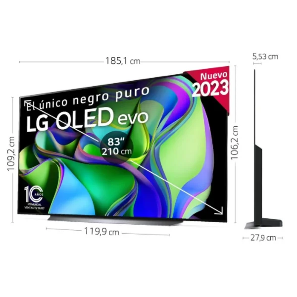 TV intelligente LG OLED83C34LA 4K Ultra HD HDR OLED – Image 4