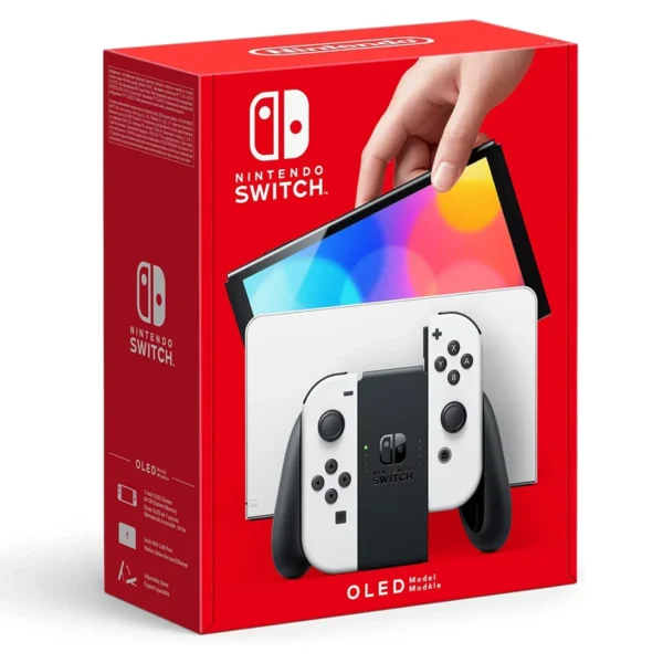 Nintendo Switch Console OLED Model Jeux Portables Blanc – Image 2